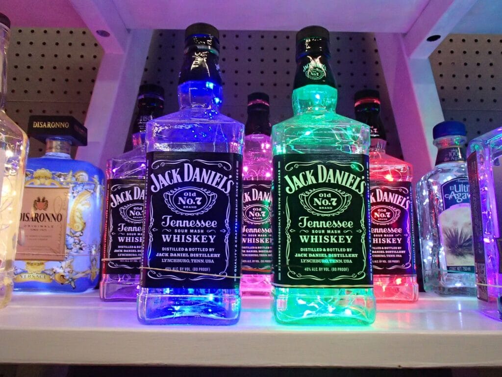 LED Jack Daniels Bottle
